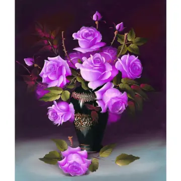 Flower Arranging 5D DIY Diamond Painting Flowers Cross Stitch Diamond  Embroidery Mosaic Diamonds Wall Stickers Home Decor Vase - China Diamond  and Painting price