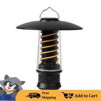 [Arrive 1-3 Days]Retro Decorative Hanging Lights Waterproof with Hook Camping Atmosphere Lamp Lightweight Rechargeable for Night Hiking Equipment [7 Days Refund Guarantee]