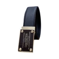 Head layer cowhide new tide male belt male model of high-grade smooth belt buckle belt joker leisure business
