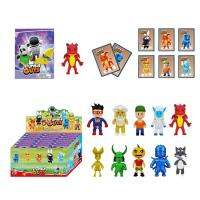 Stumble Guys Figures Set Cake Decorations Stumble Guys Figure Cake Decorations Cards Set Collectible PVC Action Figures Gifts astonishing