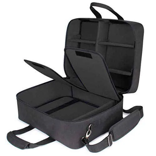 PGmoon Audio Mixer Backpack Case - Fits Behringer, Mackie, Yamaha Mixers, DJ Gear Bag With Laptop Sleeve