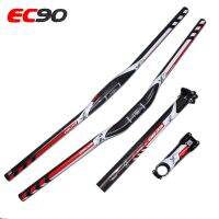 Ultra-light Full Carbon Handlebar Full Carbon Fiber Flat/Riser Bicycle Handlebar Carbon Seatpost EC90 High Strength Product