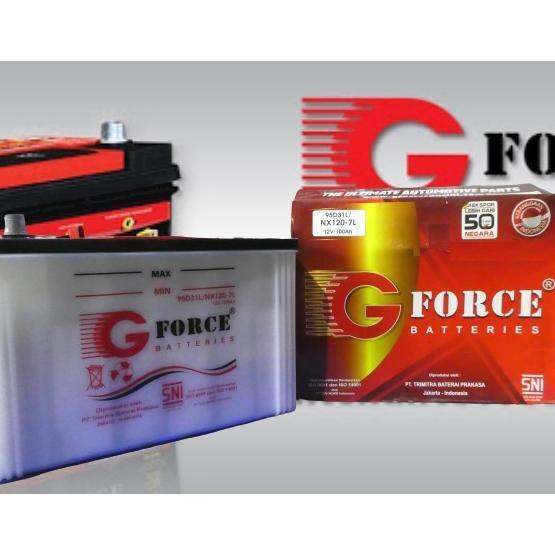 Accu / Aki Gforce Nx120-7L (95D31L) 12V 100Ah | Lazada Indonesia