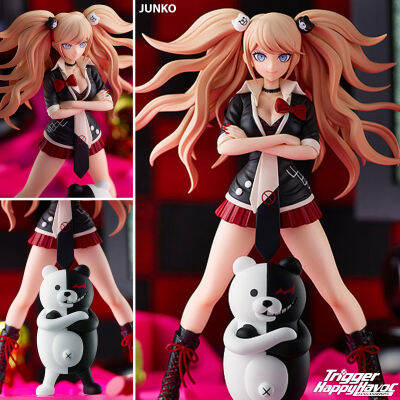 Model โมเดล Pop Up Parade จากเกมส์และการ์ตูนเรื่อง Danganronpa Trigger Happy Havoc ดันกันรอนปะ ทริกเกอร์ แฮปปี้ ฮาวอค Junko Enoshima จุนโกะ เอโนชิมะ จุนโกะเอโนะชิมะ Monokuma โมโนคุมะ ชุดนักเรียน Complete Figure Anime Cartoon การ์ตูน อนิเมะ มังงะ ฟิกเกอร์