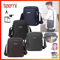 TEEMI Minimalist 10 Inch Modern Men Sling Bag Large Capacity Water Resistant Plain Color Crossbody Beg Silang Lelaki