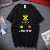 Jamaica Graphic T-Shirt Jamaican Mother Pattern Short Sleeved Trendyol Men Funny T Shirts Casual Tops Oversized Reggae Pattern 【Size S-4XL-5XL-6XL】