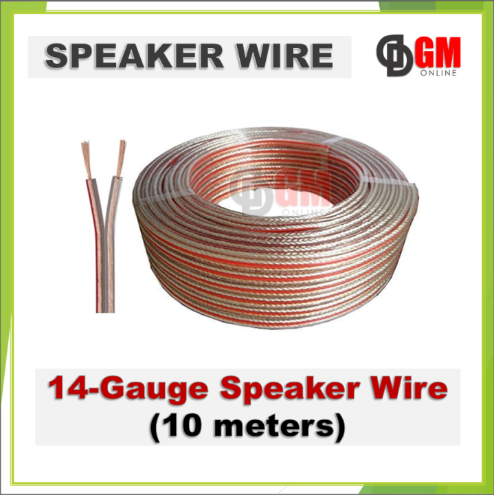 Speaker wire Guage 14 (10 Meter) Lazada PH