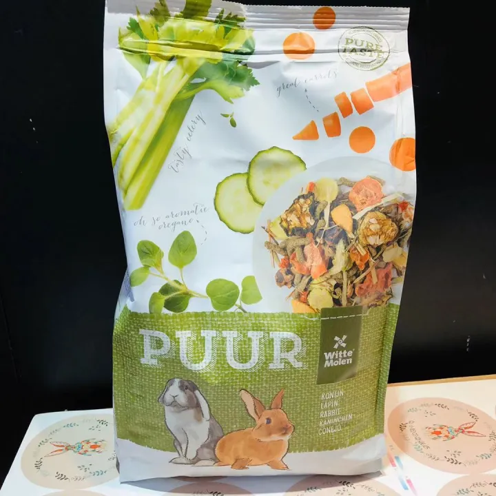 Dutch Wit Magic Wheel PUUR natural series high fiber rabbit food 2KG