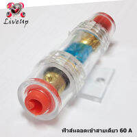 ฟิวส์หลอด กระบอกฟิวส์พร้อมใช้ รองรับกระแส 100A รองรับขนาดสายไฟ ไม่เอน 10mm