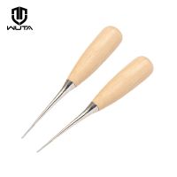 【CW】 WUTA 2pcs Leather Hand Stitching Awl Hole Punch Tools Sewing Punching Maker Over