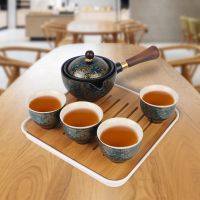 ชุดชาแรงโน้มถ่วง ชุดชงชา Ceramic Tea Cup for Puer 360 Rotation Tea Maker and Infuser