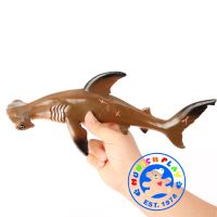 Munich Play - โมเดล Hammer Shark ปลาฉลามหัวฆ้อน น้ำตาล ขนาด 29.00 CM (จากหาดใหญ่)