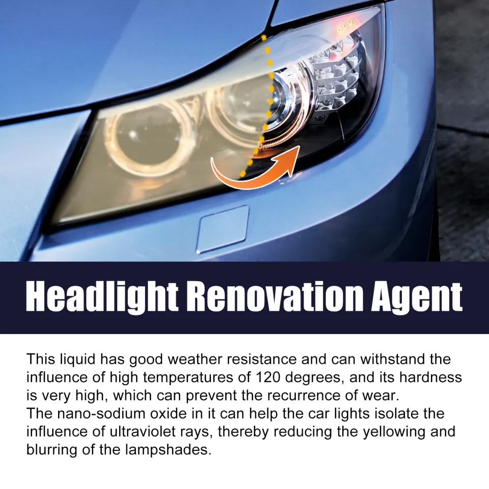 Car Headlight Restoration Polishing Kits Headlamp Repair Kits Car Light  Polisher