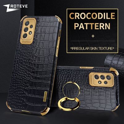 「Enjoy electronic」 A53 Case Zroteve Crocodile Pattern Leather Cover For Samsung Galaxy A53 A73 A33 A13 A23 A52 A72 5G A03S M23 M33 M53 Phone Cases