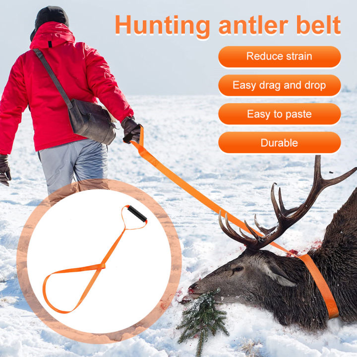 Perfect Deer Drag Hunting Dragging Pull Rope Safety Reflective