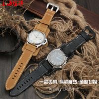 suitable for IWC Genuine leather belt bottom bracket watch with Panerai Burberry 20 22 24 26mm mens models