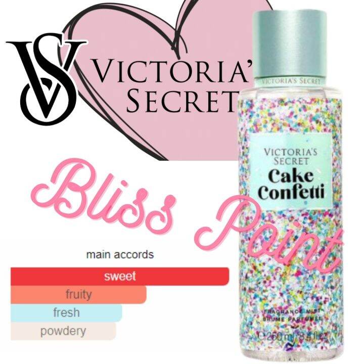 Bliss Point Victoria's Secret Cake Confetti Body Mist Lazada PH