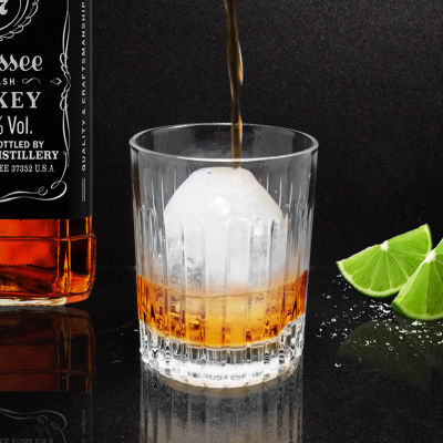 Whiskey glass (10 oz.) แก้วเหล้า แก้วค็อกเทล  คุณภาพดี ขอบปากแก้วกลม เรียบเนียน ไม่บาดปาก