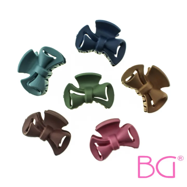 BROADWAY GEMS Hair clamp Colored Matte Ribbon Design Small Lazada PH