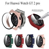 กรอบนาฬิกาสำหรับ Huawei GT 2 Pro GT2 Pro กันชน PC กระจกเทมเปอร์หน้าจอฟิล์มกันรอยสำหรับ Huawei GT 2 GT2อุปกรณ์เสริม