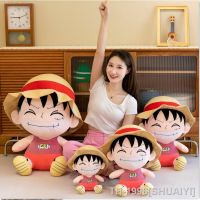 ♦✒▣ SHUAIYI Clássico Piece Luffy Boneca Simulação Brinquedo de pelúcia Presente Infantil 30/45/55CM