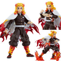 14เซนติเมตร Figma #553ปีศาจฆ่ารูปอะนิเมะ Kyojuro Rengoku Kimetsu ไม่มี Yaiba รูปการกระทำ508-DX Nezuko หุ่นรุ่นตุ๊กตาของเล่น