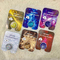 ที่ตั้งโทรศัพท์มือถือ ทีเก็บสายหูฟังลายกลิตเตอร์ Glitter Mobile Phone Holder Stand