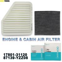 Combo เครื่องยนต์และเกสร Cabin Air Filter สำหรับ Toyota RAV4 XA30 2006 2007 2008 2009 2010 2011 2012-fliqmajfnwyhd