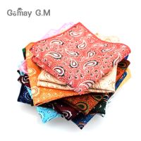 Brand Mens Handkerchief Floral Business Chest Hanky 25cmx25cm Gentlemen Hankies