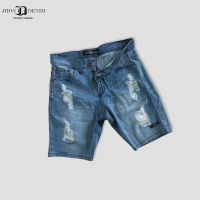 Jhon DENIM กางเกงยีน แต่งขาด