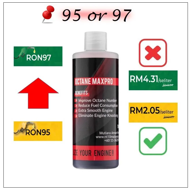 NT10 OCTANE MAXPRO octane booster decarbonizer car injector cleaner