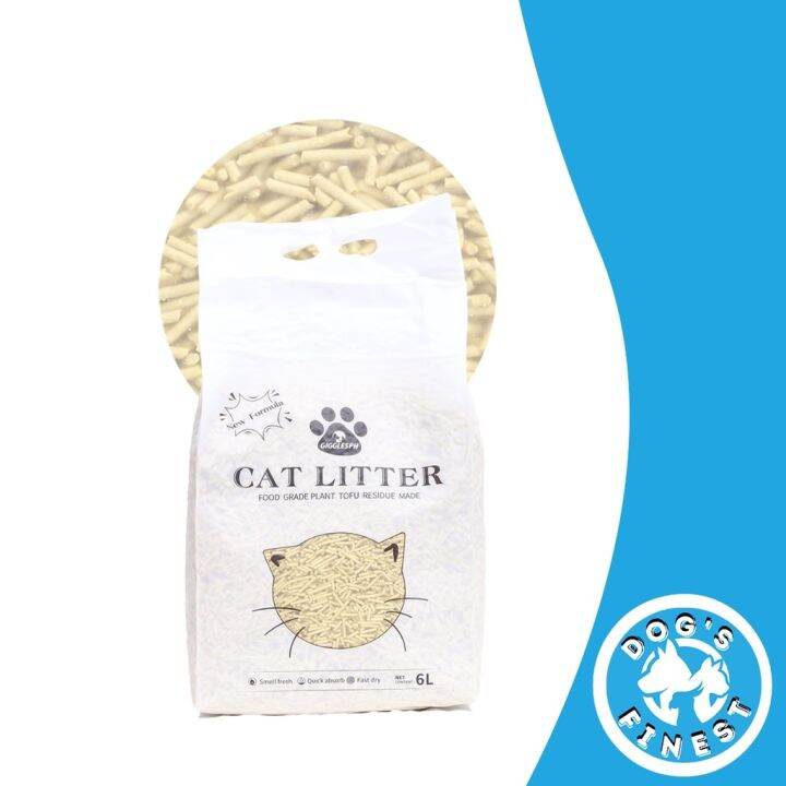 Gigglesph Tofu Cat Litter Catlitter Cat Liter 6L Pack Lazada PH