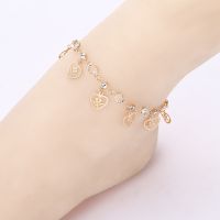 【JH】 European and cross-border new accessories beach chain temperament love flower womens anklets style for women