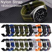 ◐ↂ✈ 18/20/22/24mm Nylon Strap Quick Release Watch Band for Huawei Smartwatch Universal Replacement Belt Men Watch Bracelet 10 Color