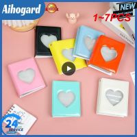 1 7PCS 3inch Solid Color photocard holder Korea kpop binder Photo Album 32 Pockets binder album Idol Star Chasing instax Collect