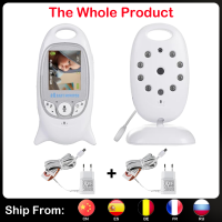 NEW Baby Monitor VB601 2.0 LCD Babysitter Video Wireless 2 Way Talk Night Vision Temperature Security Nanny Camera 8 Lullabies