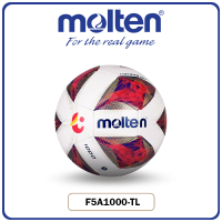 MOLTEN F5A1000-TL ลูกฟุตบอลหนังเย็บ ลายใหม่ Thai League 2021 เบอร์ 5 (แถมฟรี เข็มสูบ และ ตาข่าย)