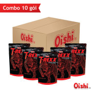 Combo 10 túi Oishi Nước Tăng Lực Vị Dâu T-Rexx 190ml túi