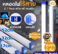 99SHOPFURNITURE ไฟ LED ความยาว52 ซม. สามารถเสียบผ่าน USB แสงสีขาว หลอดไฟไร้สาย ปรับได้3ระดับหลอดไฟแขวน ชาร์จUSB LED