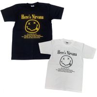 HGJ NR140 เสื้อยืดวงร็อค NIRVANA เนอวานา เสื้อวง เสื้อยืดเนวานา เสื้อวินเทจ