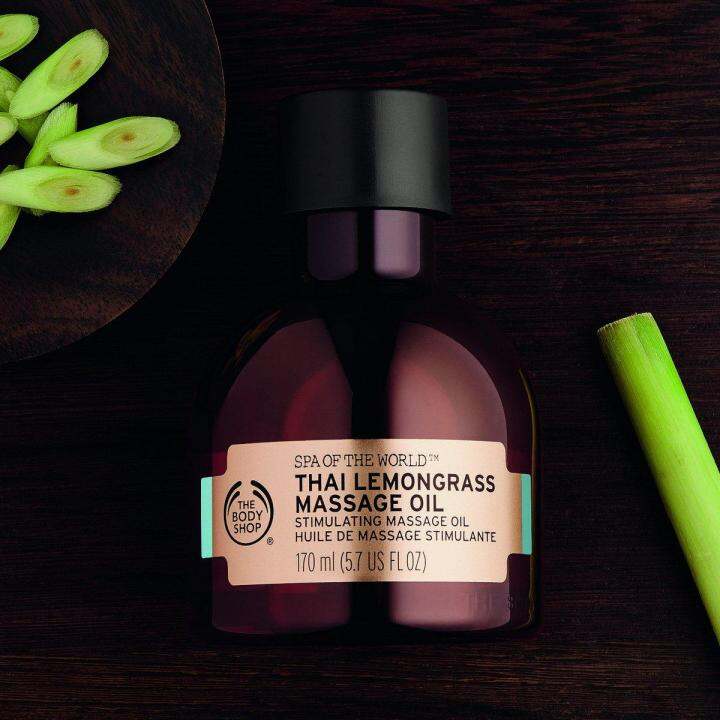 The Body Shop SPA OF THE WORLD THAI LEMONGRASS Massage Oil 170ml