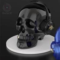 ที่วางโทรศัพท์ลำโพง Blesiya Skull พร้อมมัลติฟังก์ชั่นเบาสำหรับของขวัญ Home