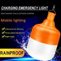 Portable Camping Lantern USB Night Light Outdoor Hanging Lights Rechargeable LED Lamp Bulbs Camping Light Waterproof Tent Light