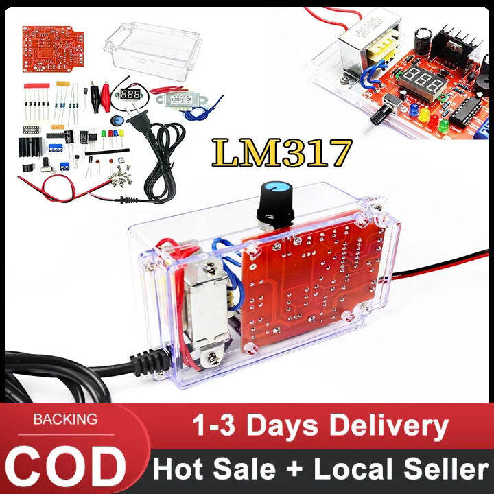 LM317 Adjustable voltage regulator Power Supply DIY Kit LM317 AC 220V ...