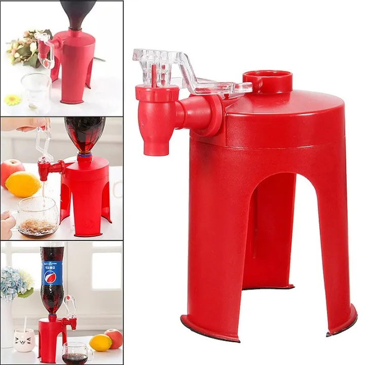 qRFyatPI Soda Dispenser Coke Drinking Device Soft Drink Dispenser Party