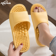 Fnova new women foot massage slippers men bathroom slippers slip