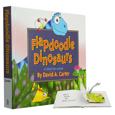 Dinosaur stereoscopic Book English original flapdoodle dinosaurs primary school stem popular science reading English original English book