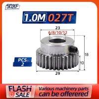 2ชิ้นความแม่นยำเกียร์เครื่องแกะสลักฟันเหล็ก1แม่พิมพ์27ฟันด้านในหลุม6/8/10/12มมอุปกรณ์ Cnc