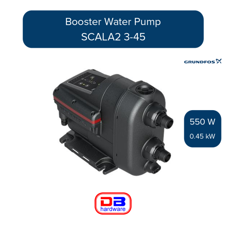 Grundfos Booster Water Pump SCALA2 3-45 | Lazada