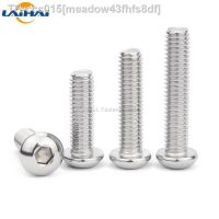 10pcs UNC 5/16-18 US Coarse Thread 304 A2-70 stainless steel Allen Hex Hexagon Socket Button Head Round Screw Bolt ISO7380